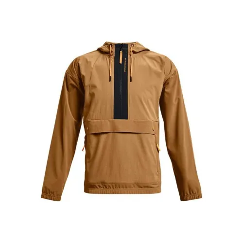 Under Armour RUSH Толстовка Мужская Коричневая