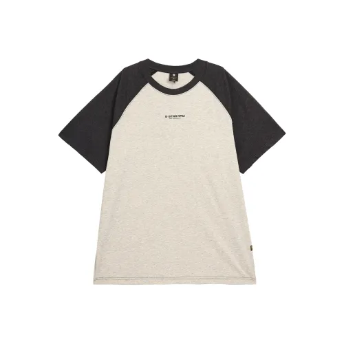 STAR RAW Серый Мужская T-Рубашка