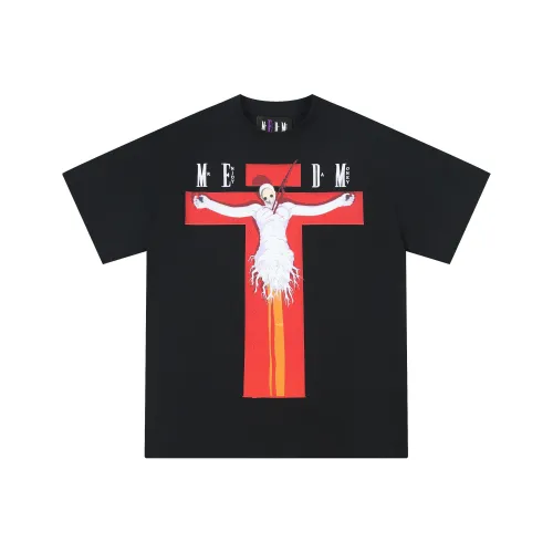 MR.ENJOYDA MONEY MEDM x EVA Collaboration Черная унисекс футболка