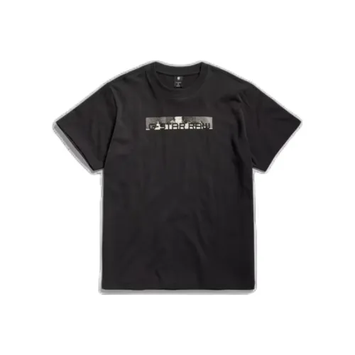 STAR RAW Черная мужская футболка