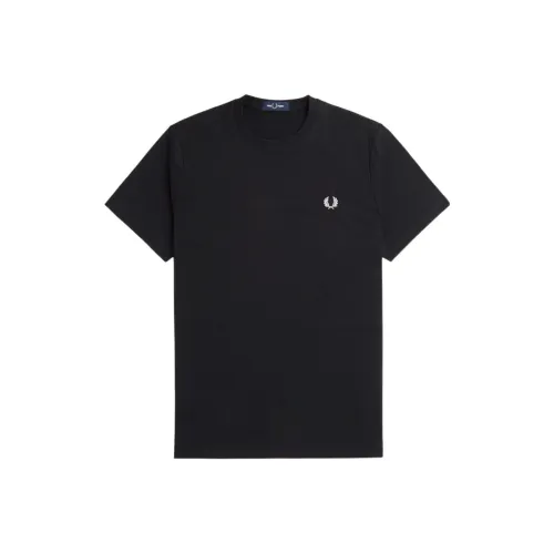 FRED PERRY Мужские черные T-рубашки