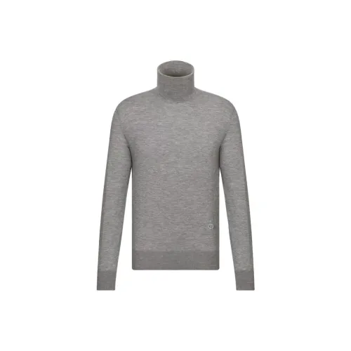 DIOR FW23 CD Icon Водолазка Толстовка Унисекс Серый