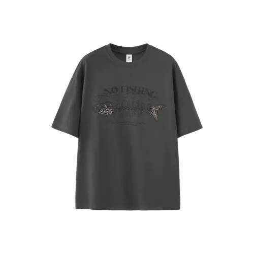 M MAICCO T Рубашка Мужская Грязно-серый Уголь Коричневый