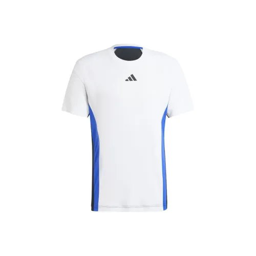 Adidas American Hard Court Grand Slam Series SS24 Теннис Pro HEAT.RDY Freelift Tee T Рубашка Мужской Белый