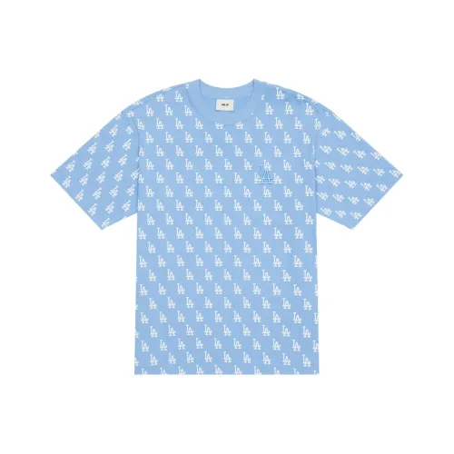 Mlb Base Logo SS24 T-Shirt Унисекс Небесно-Синий