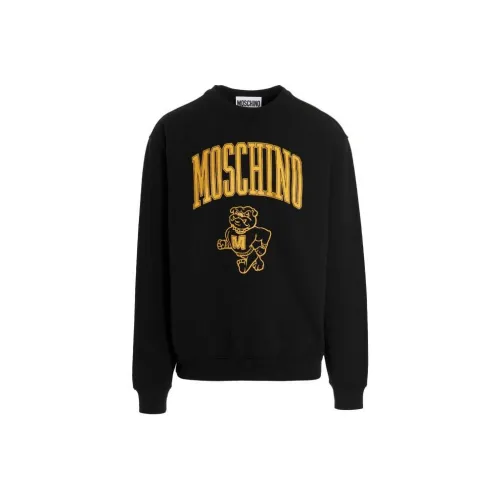 MOSCHINO Мужские черные свитшоты