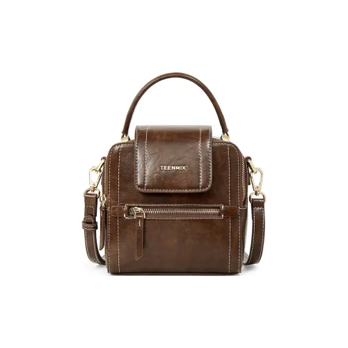 teenmix Сумка через плечо из синтетической кожи сумка для женщин цвет эбеновое дерево черный рубиновый красный