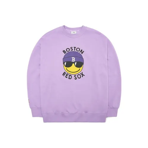MLB Boston Red Sox Фиолетовый Унисекс Свитшоты