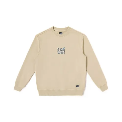 Lee Xline Бежевый Унисекс Свитшоты