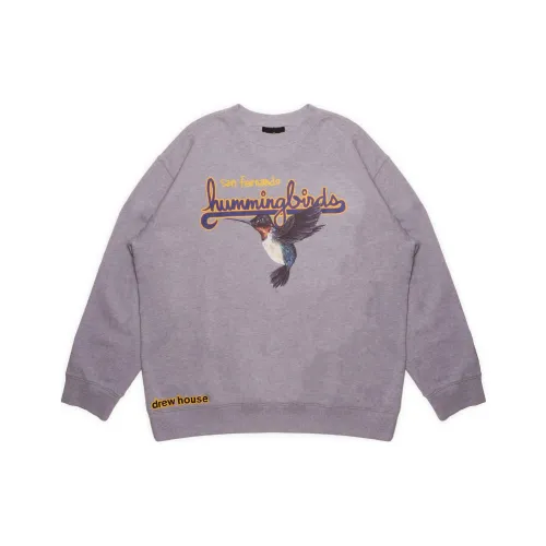 Drew House Hummingbirds Summer Collection Свитшоты унисекс Фотиния серого цвета