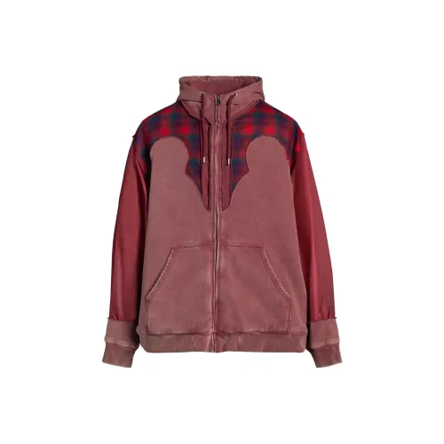 Maison Margiela Бордовый красный Унисекс Свитшоты