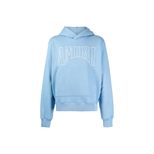 AMIRI Светло-Синие Мужские Свитшоты