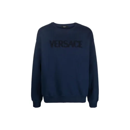 VERSACE Синий Мужской Свитшот