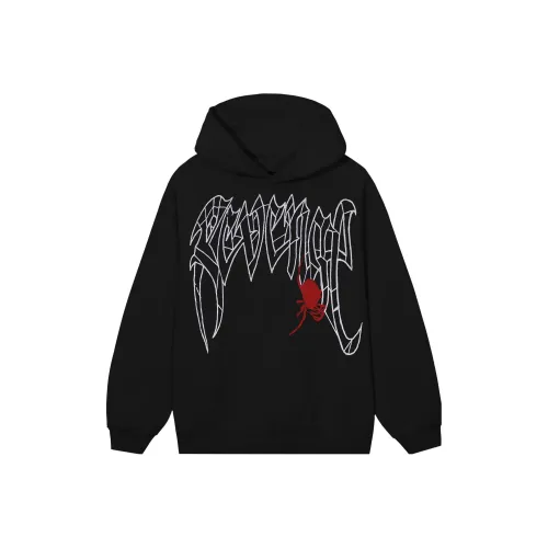 Revenge Красный Паук Толстовка Черный Толстовка Унисекс Черный