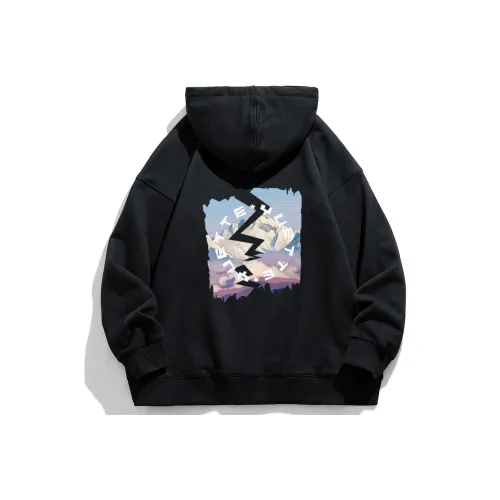 Yvette С капюшоном свободный крой худи унисекс