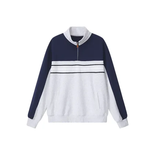 YOSHIYOYI Светло-серый Унисекс Свитшоты