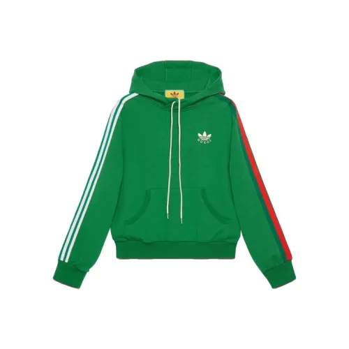 GUCCI X ADIDAS Collaboration Зеленый Унисекс Свитшоты