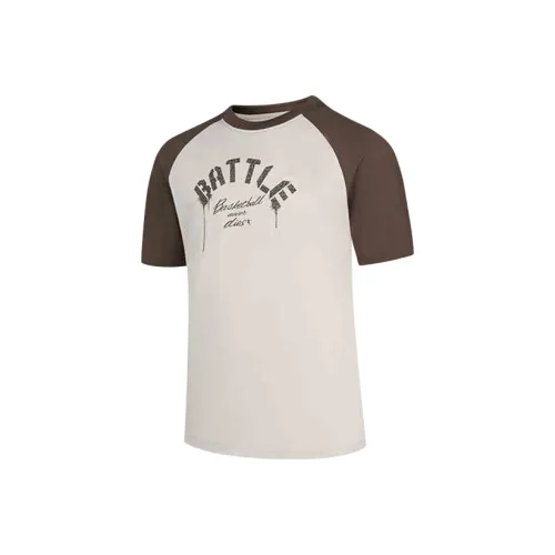 QIAODAN T-рубашка мужская Cormorant перо-серый Ван Дайк коричневый