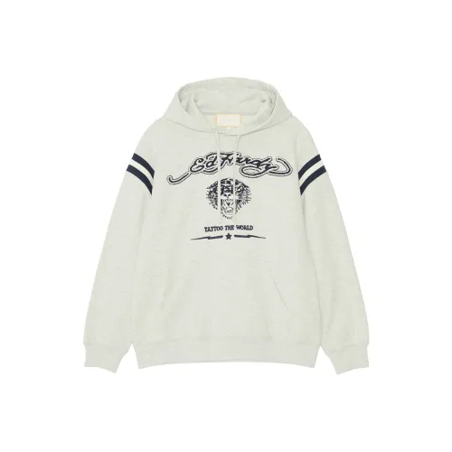 Ed Hardy Светло-Серый Мужские Свитшоты