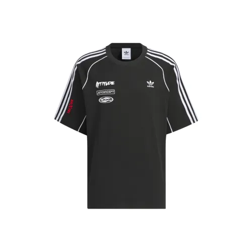 Adidas Originals Adicolor MOTORCOR T Рубашка Мужская Черная Белая