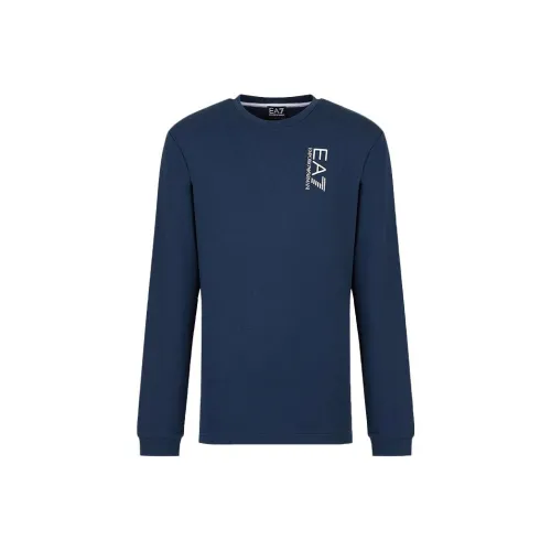 EMPORIO ARMANI SS22 Толстовка Мужской Синий