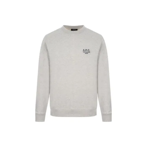 A.P.C. Joint Paragraph Серый Мужской Свитшот