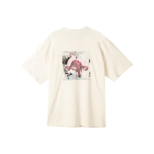 Puma x POP MART Коллаборация Эдишн Футболка Унисекс Чисто Белая