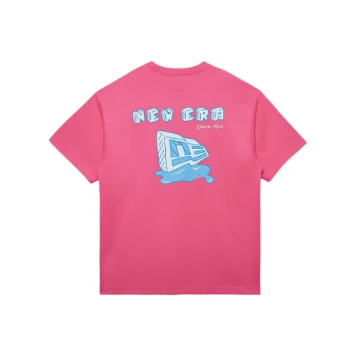 New Era T-Shirt Унисекс Розовый Красный