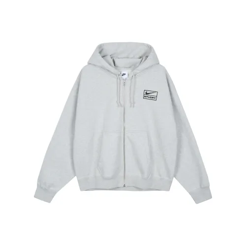NIKE X Stussy Co Branded FW23 Серый Унисекс Свитшоты