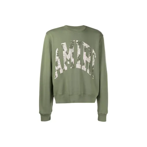 AMIRI Армейский зеленый Мужские Свитшоты