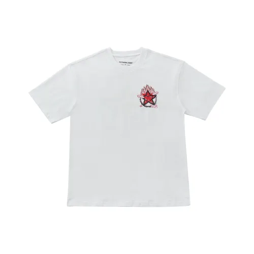 PENTAGONAL HEART Круглый вырез T-рубашка Унисекс