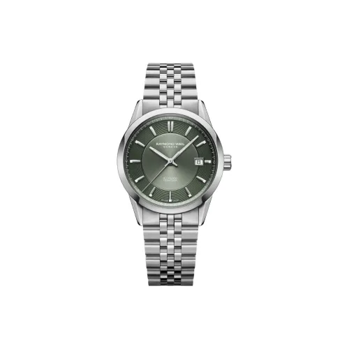 Raymond Weil Автоматический Механический Механизм Мужские Часы 38 мм Зеленый