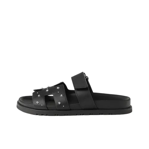 HERMES Chypre Слипоны Женские Черный