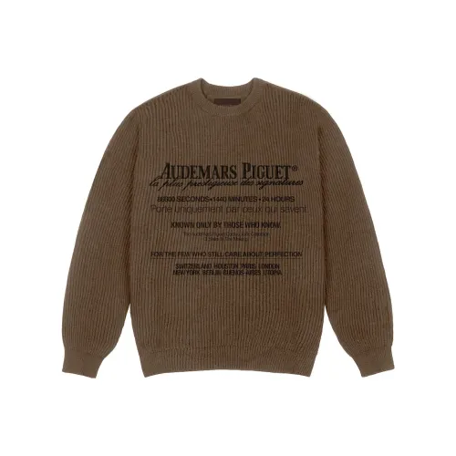 TRAVIS SCOTT AUDEMARS PIGUET Co Бренд Коричневый Унисекс Свитшоты