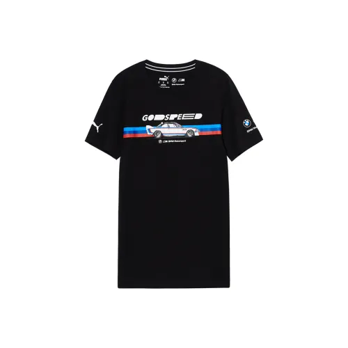 PUMA BMW Series T Рубашка Мужская Черная