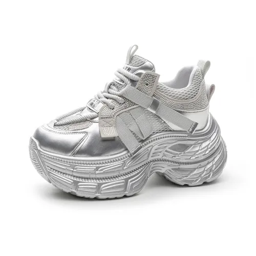 The Mystery Of Glamour Дышащие Низкие Кроссовки с Толстой Подошвой Женские