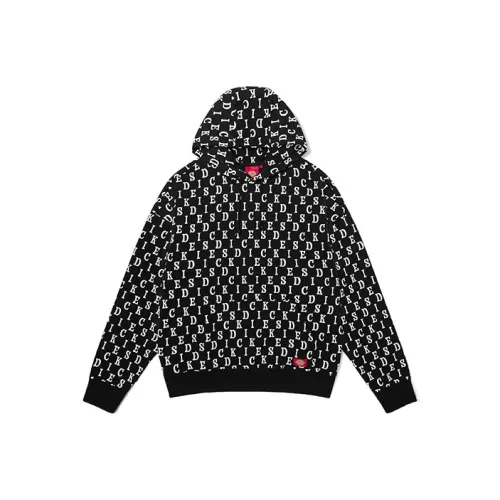 Dickies Черный Белый Буква Унисекс Свитшоты