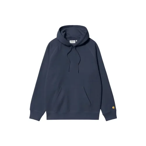 Carhartt WIP С капюшоном Chase Толстовка Мужская Синяя