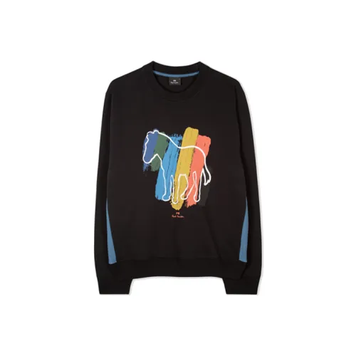 PS By Paul Smith Черные Мужские Свитшоты