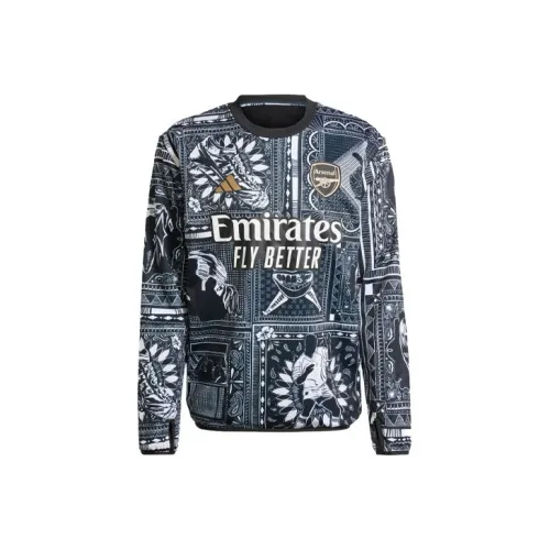 Adidas x YIEN·LAITE LIANMINGKUAN Arsenal Ian Wright Pre Match Толстовка Мужской Черный