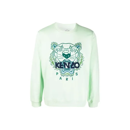 KENZO Светло-зеленый Мужской Свитшот