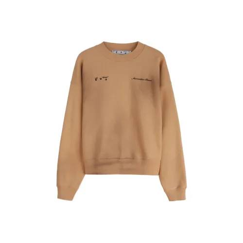 Off Белый Co Бренд Коллекция Бежевый Мужской Свитшот