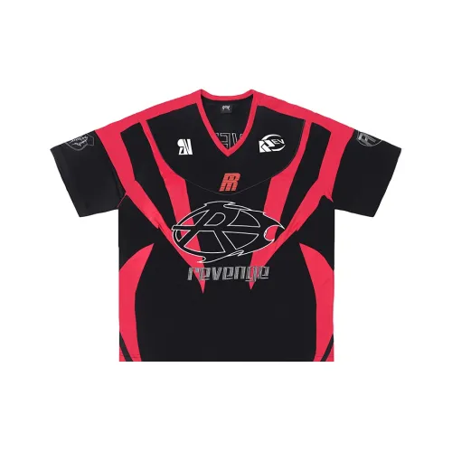 Revenge T-Shirt Унисекс Черный Красный