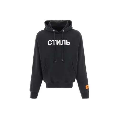 HERON PRESTON Черный Мужской Свитшот