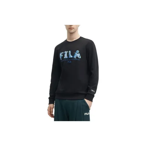 FILA x V A Толстовка Мужская Глубокий Черный