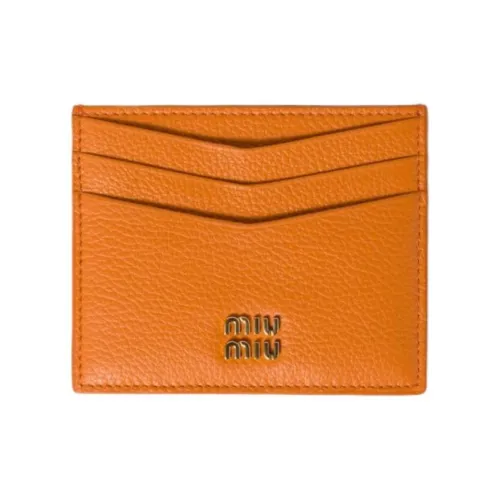 MIU MIU Телячья кожа Держатель для карт Женские African Daisy