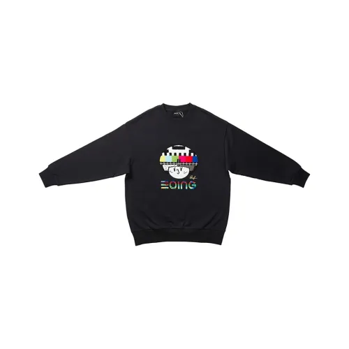3 Oing Черный Унисекс Свитшоты