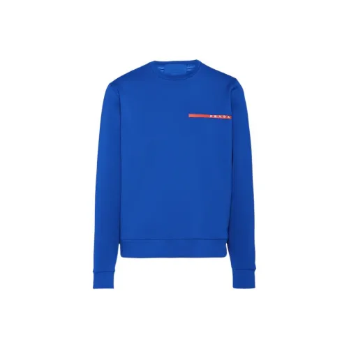 PRADA Свитшот Мужской Темно-синий