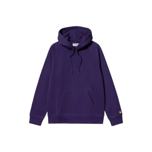 Carhartt WIP С капюшоном Chase Толстовка Мужская Фиолетовая