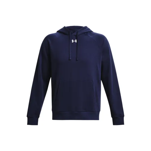 Under Armour Rival Fleece Темно-синий Синий Мужской Свитшот